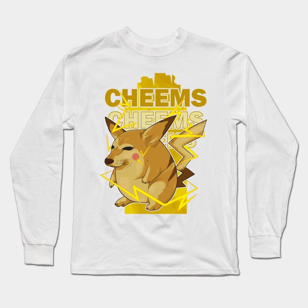 Cheems anime Long Sleeve T-Shirt by PaperHead